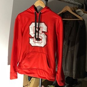 🔴RED NC STATE HOODIE, Small